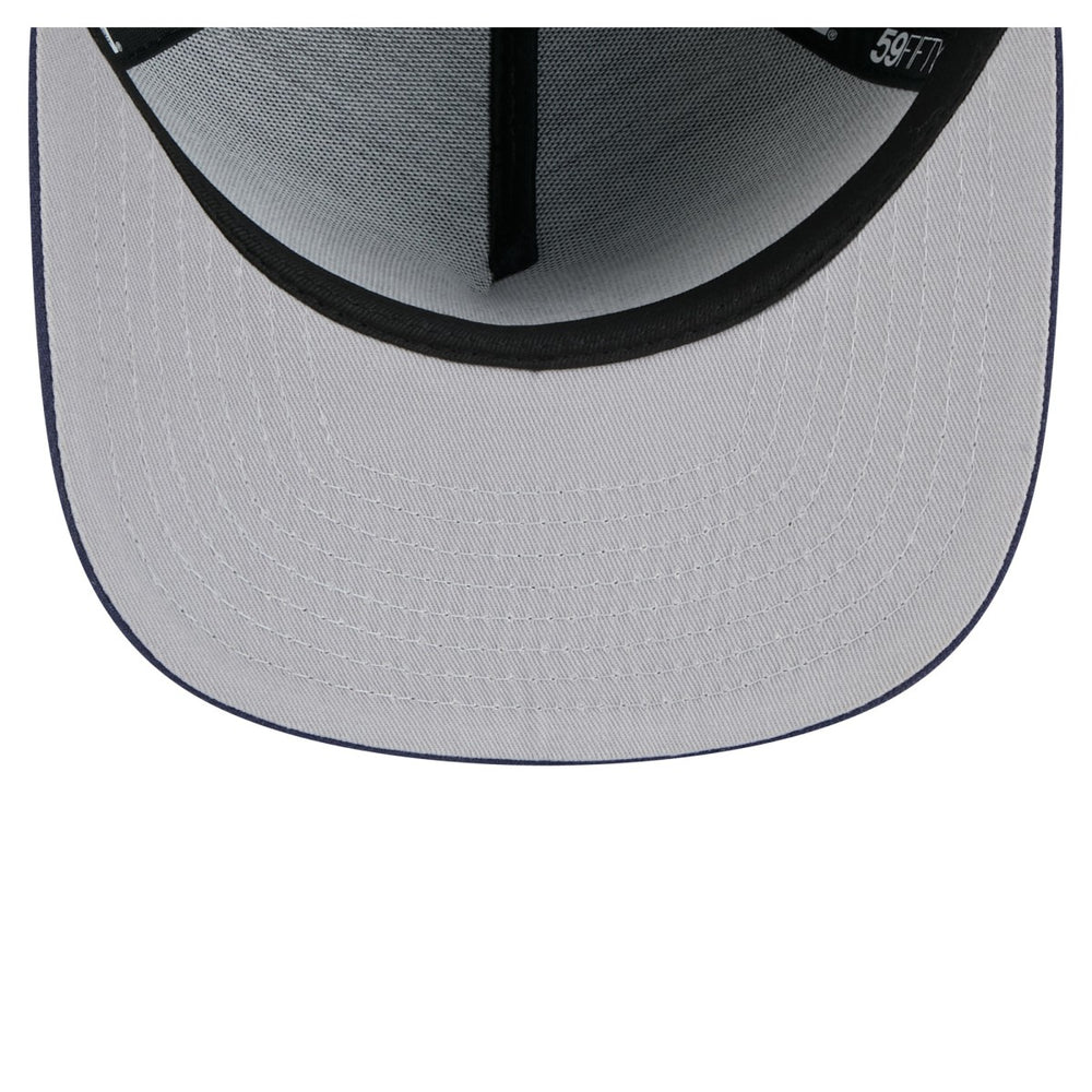 Navy Milwaukee Bucks Colorpack A-Frame Pinch Front 59FIFTY Fitted Hat | NBA