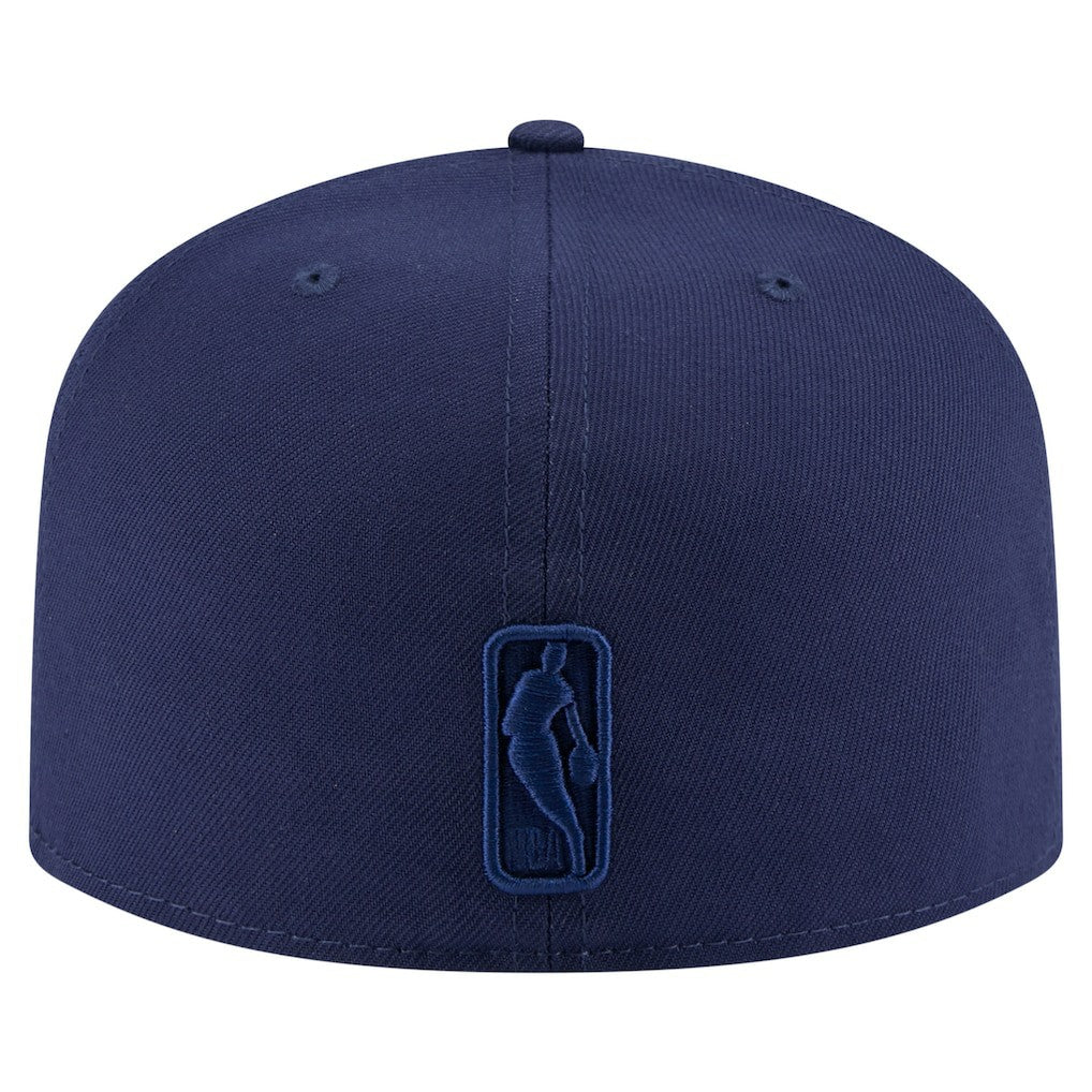 Navy Dallas Mavericks Colorpack A-Frame Pinch Front 59FIFTY Fitted Hat sale | NBA