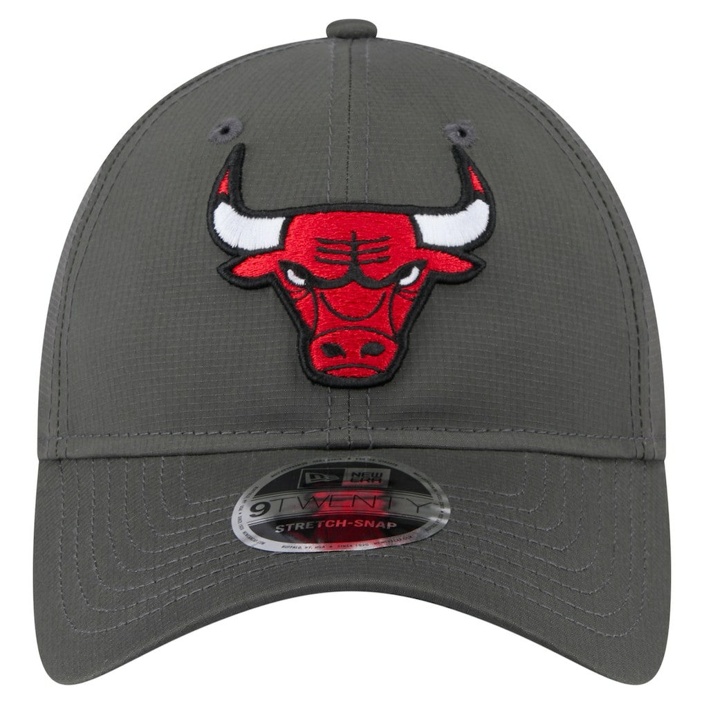 Charcoal Chicago Bulls Active Ripstop 9TWENTY Adjustable Hat | NBA