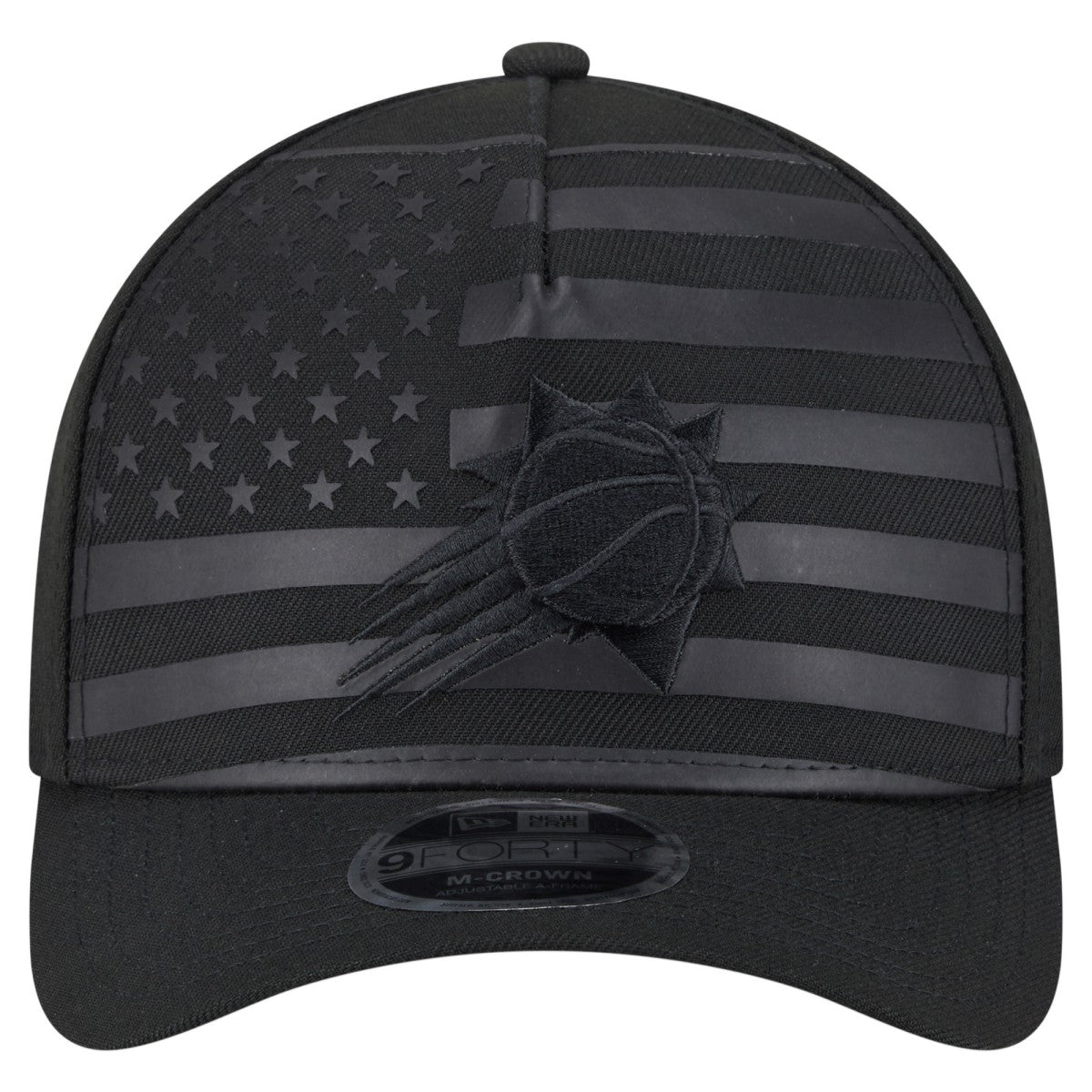 Black Phoenix Suns Game Day Flag A-Frame 9FORTY Adjustable Hat | NBA