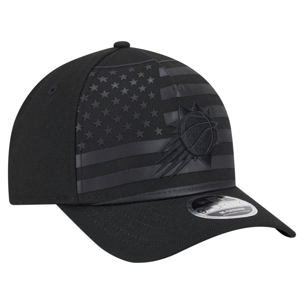 Black Phoenix Suns Game Day Flag A-Frame 9FORTY Adjustable Hat | NBA
