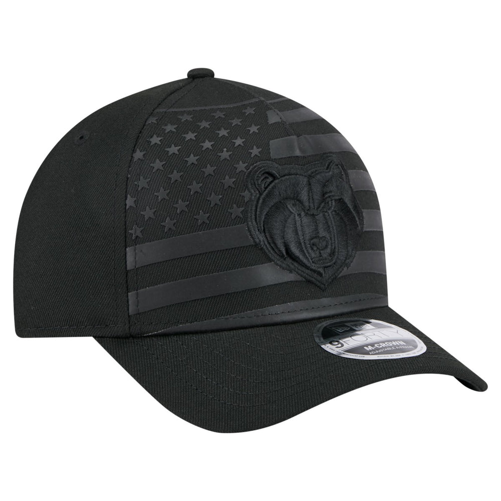 Black Memphis Grizzlies Game Day Flag A-Frame 9FORTY Adjustable Hat | NBA