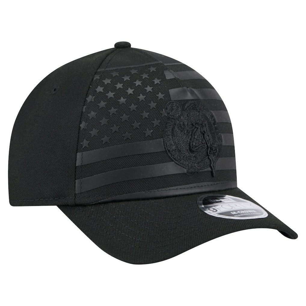 Black Boston Celtics Game Day Flag A-Frame 9FORTY Adjustable Hat | NBA