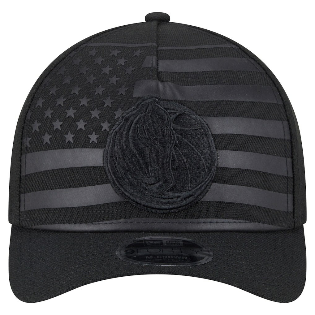 Black Dallas Mavericks Game Day Flag A-Frame 9FORTY Adjustable Hat sale | NBA