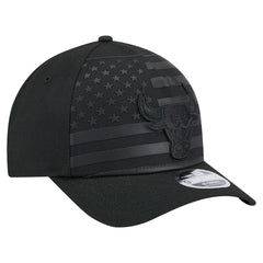 Black Chicago Bulls Game Day Flag A-Frame 9FORTY Adjustable Hat | NBA