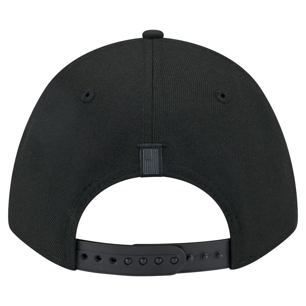 Black Chicago Bulls Game Day Flag A-Frame 9FORTY Adjustable Hat | NBA