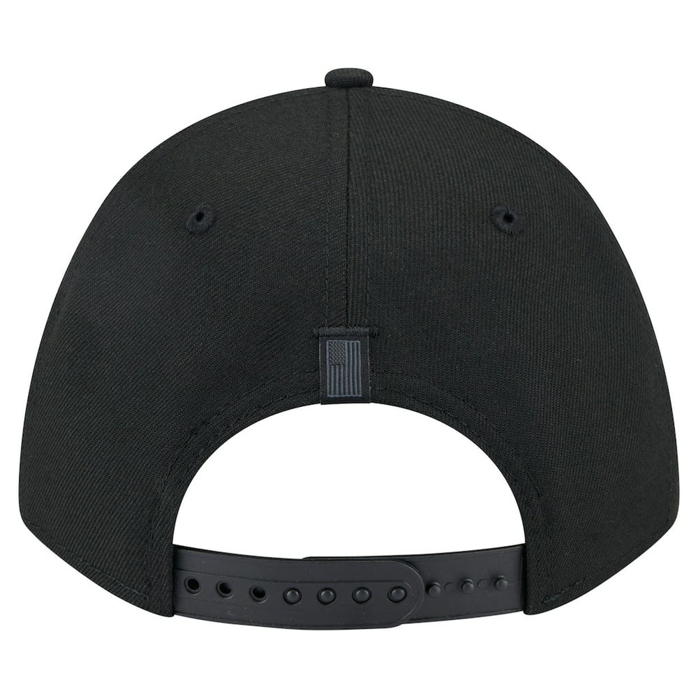 Black Chicago Bulls Game Day Flag A-Frame 9FORTY Adjustable Hat | NBA