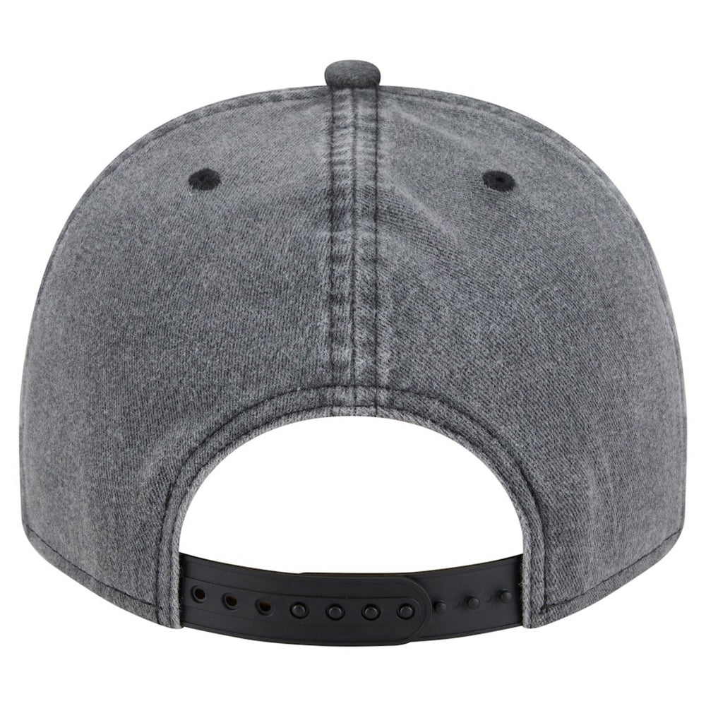 Charcoal Dallas Mavericks Throwback Washed Pre-Curved 9FIFTY Snapback Hat sale | NBA