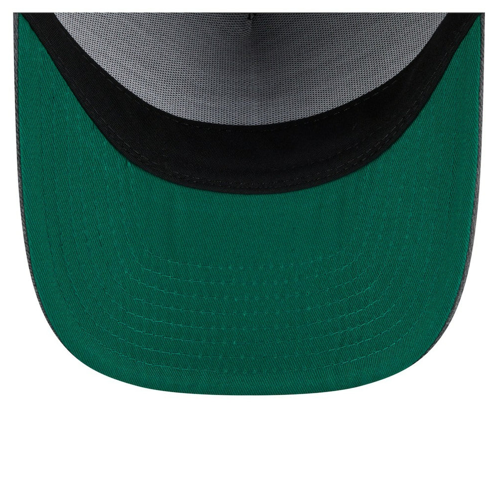 Charcoal Dallas Mavericks Throwback Washed Pre-Curved 9FIFTY Snapback Hat sale | NBA
