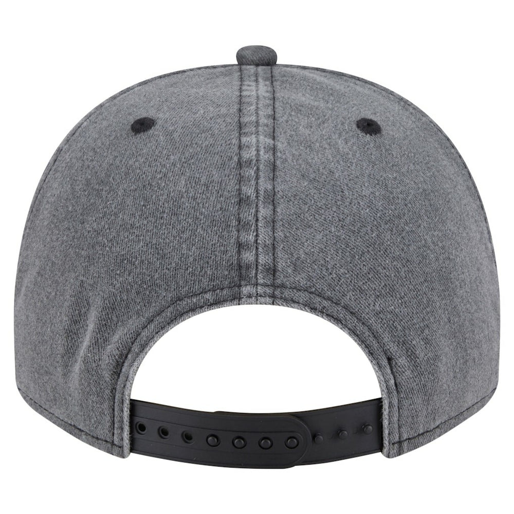 Charcoal Philadelphia 76ers Throwback Washed Pre-Curved 9FIFTY Snapback Hat | NBA
