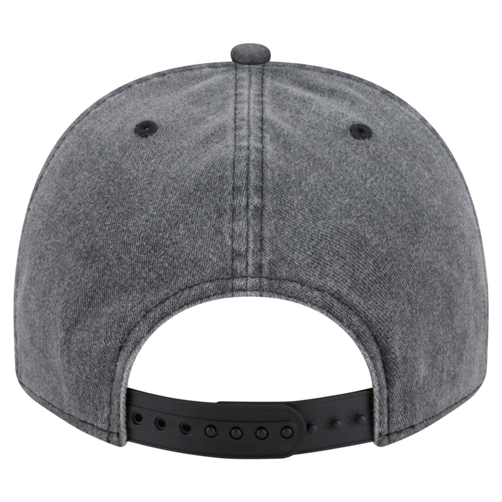 Charcoal Miami Heat Throwback Washed Pre-Curved 9FIFTY Snapback Hat | NBA