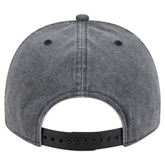 Charcoal Miami Heat Throwback Washed Pre-Curved 9FIFTY Snapback Hat | NBA