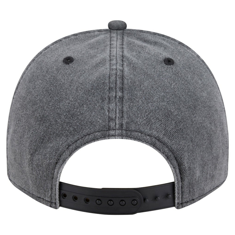 Charcoal New Orleans Pelicans Throwback Washed Pre-Curved 9FIFTY Snapback Hat | NBA