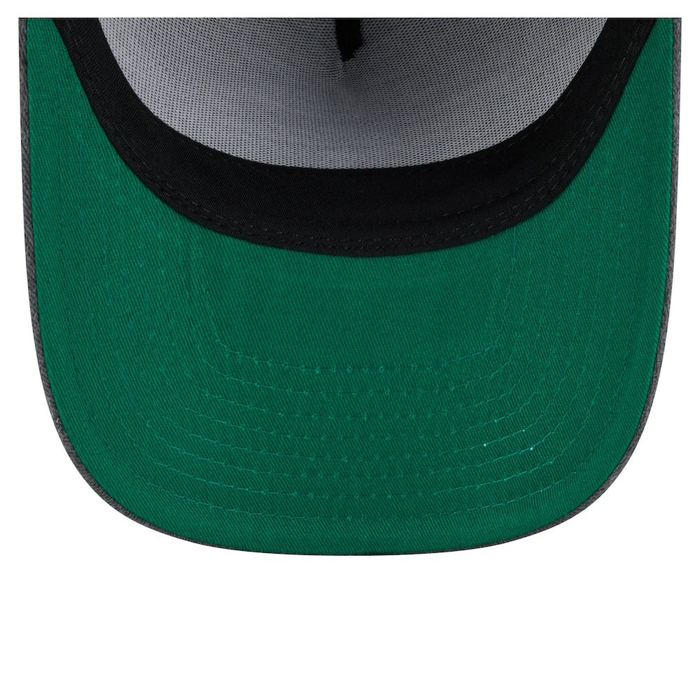 Charcoal Boston Celtics Throwback Washed Pre-Curved 9FIFTY Snapback Hat | NBA
