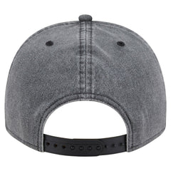 Charcoal Chicago Bulls Throwback Washed Pre-Curved 9FIFTY Snapback Hat | NBA