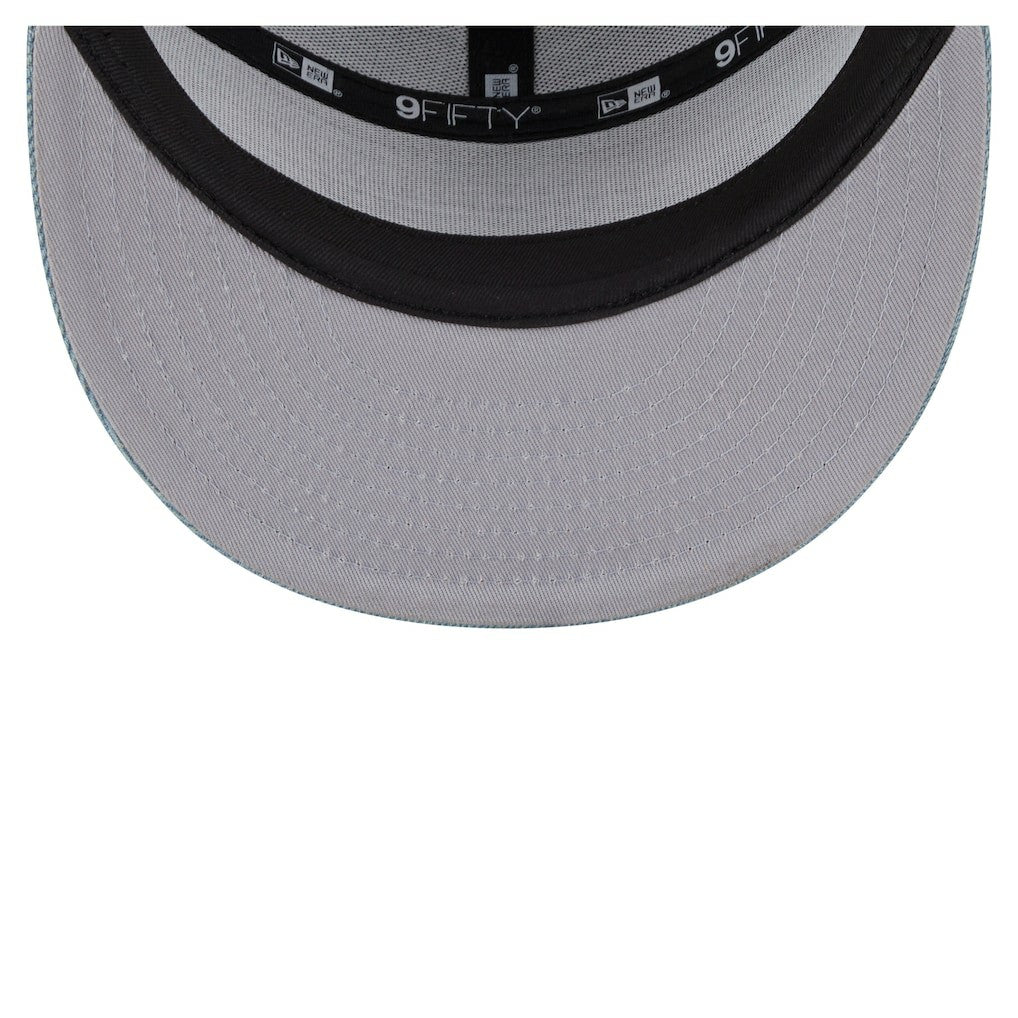 Boston Celtics Adventure Denim Split Panel 9FIFTY Snapback Trucker Hat | NBA