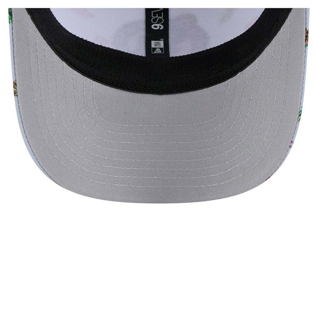 Light Blue/Gray Boston Celtics Adventure Aloha Pattern 9SEVENTY Stretch-Snap Hat | NBA