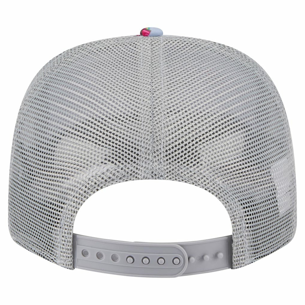 Light Blue/Gray Chicago Bulls Adventure Aloha Pattern 9SEVENTY Stretch-Snap Hat | NBA