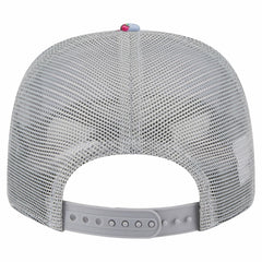 Light Blue/Gray Chicago Bulls Adventure Aloha Pattern 9SEVENTY Stretch-Snap Hat | NBA
