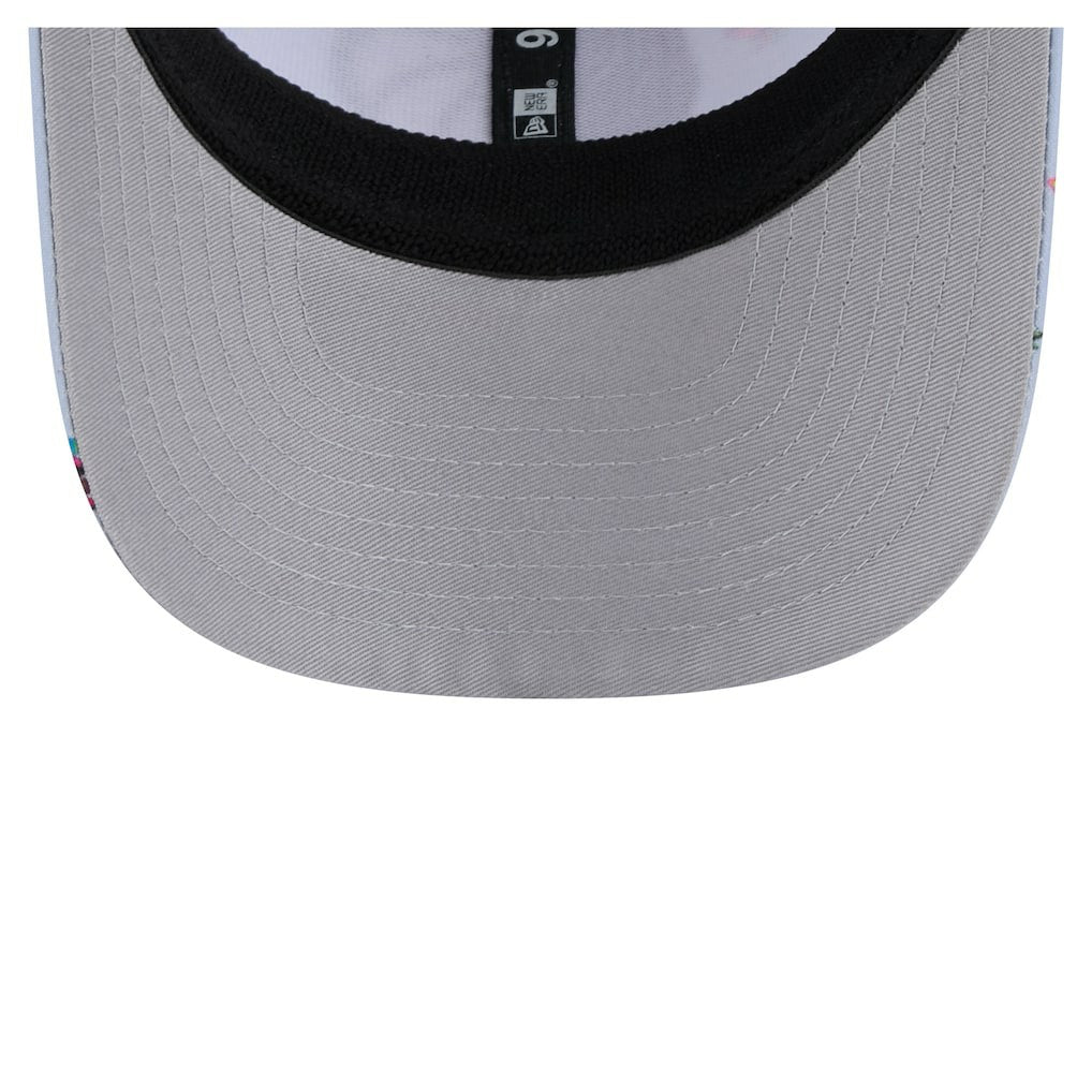 Light Blue/Gray Dallas Mavericks Adventure Aloha Pattern 9SEVENTY Stretch-Snap Hat sale | NBA