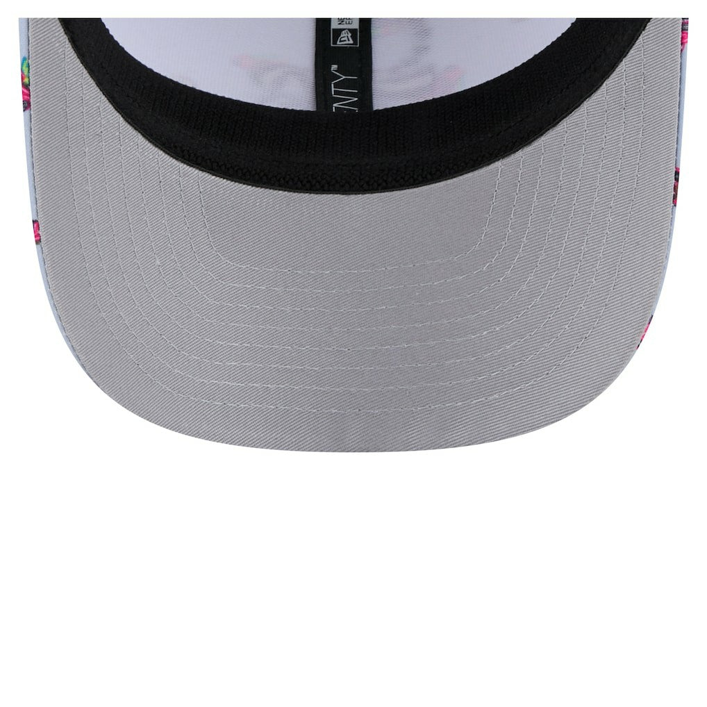 Light Blue/Gray Philadelphia 76ers Adventure Aloha Pattern 9SEVENTY Stretch-Snap Hat | NBA