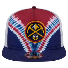 Navy/Red Denver Nuggets Throwback Dye Golfer Snapback Hat sale | NBA