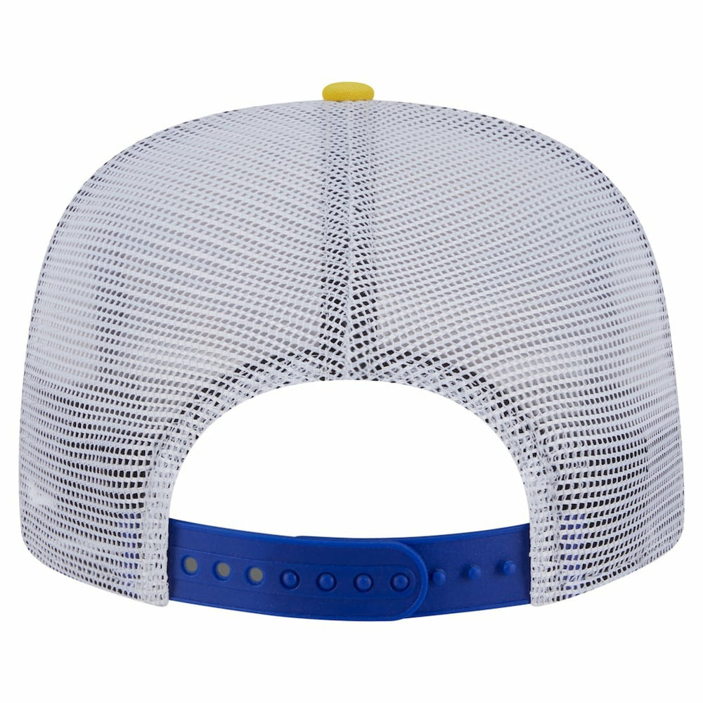 Royal/Gold Golden State Warriors Throwback Dye Golfer Snapback Hat sale | NBA