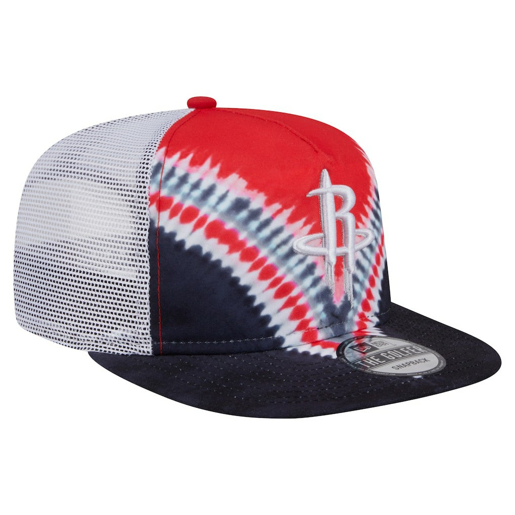 Black/Red Houston Rockets Throwback Dye Golfer Snapback Hat sale | NBA