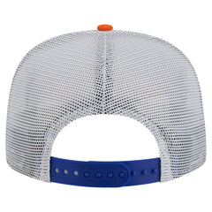 Blue/Orange New York Knicks Throwback Dye Golfer Snapback Hat | NBA