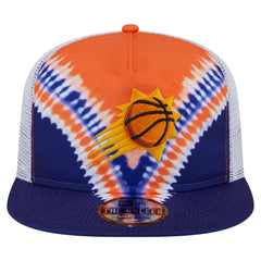 Purple/Orange Phoenix Suns Throwback Dye Golfer Snapback Hat | NBA