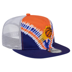 Purple/Orange Phoenix Suns Throwback Dye Golfer Snapback Hat | NBA