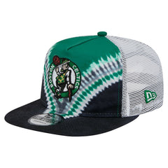 Black/Kelly Green Boston Celtics Throwback Dye Golfer Snapback Hat | NBA