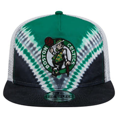 Black/Kelly Green Boston Celtics Throwback Dye Golfer Snapback Hat | NBA