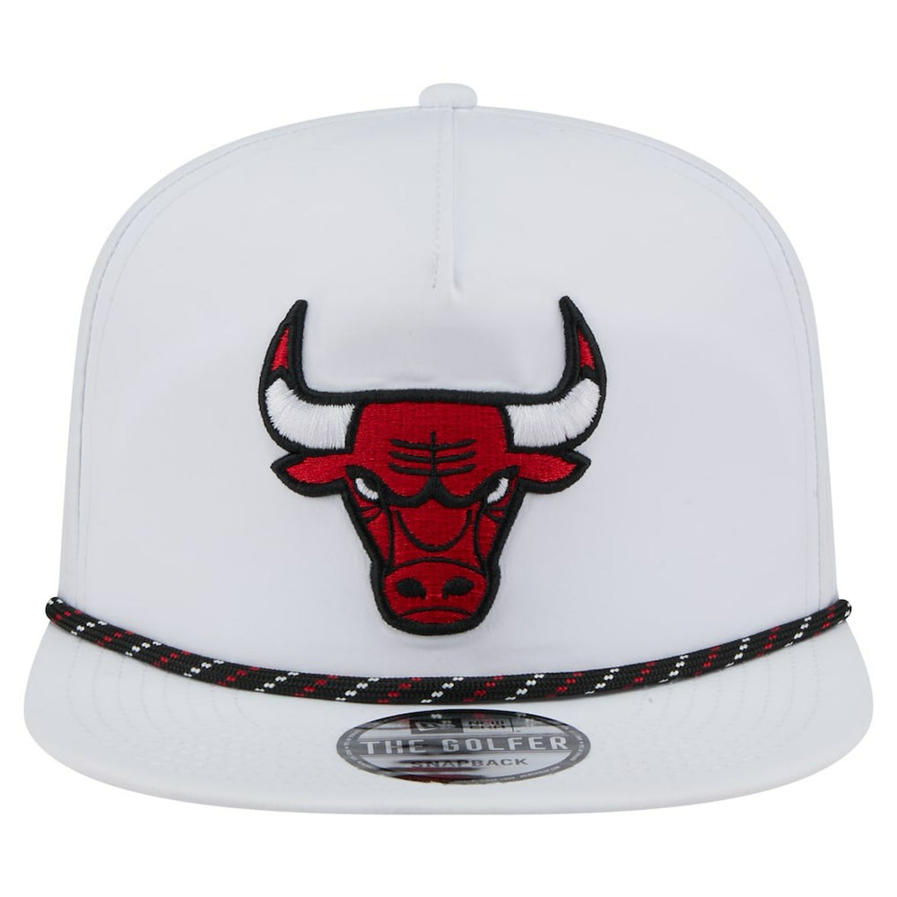 White Chicago Bulls Performance Rope Golfer Adjustable Hat | NBA
