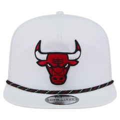 White Chicago Bulls Performance Rope Golfer Adjustable Hat | NBA
