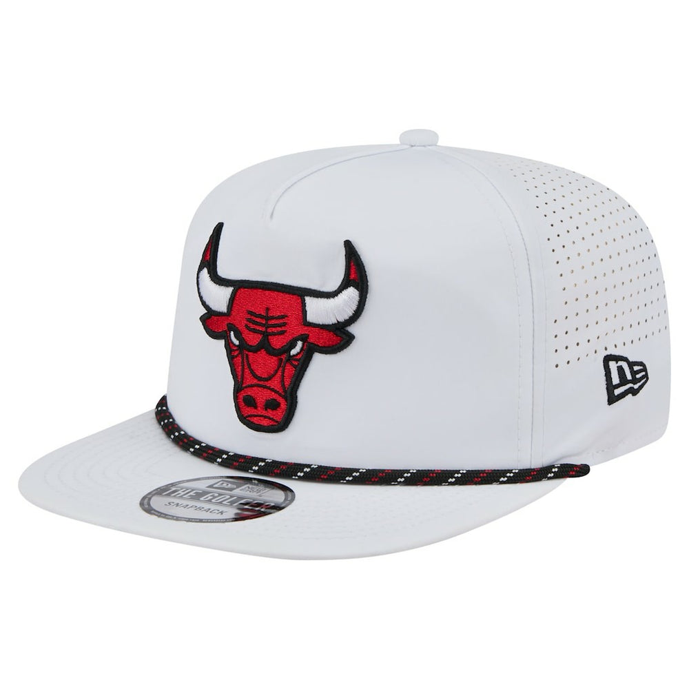 White Chicago Bulls Performance Rope Golfer Adjustable Hat | NBA