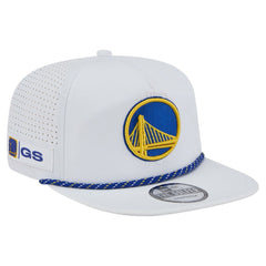 White Golden State Warriors Performance Rope Golfer Adjustable Hat sale | NBA