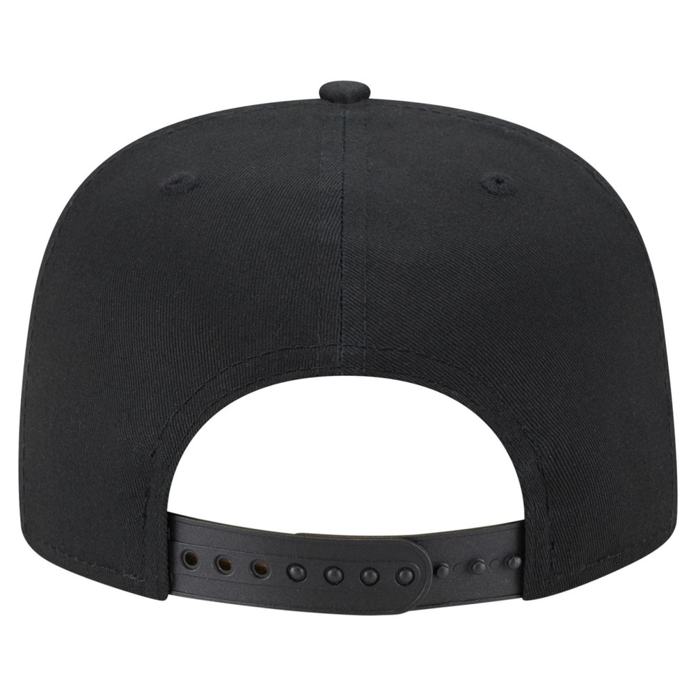 Black Miami Heat Team Text Golfer Snapback Hat | NBA