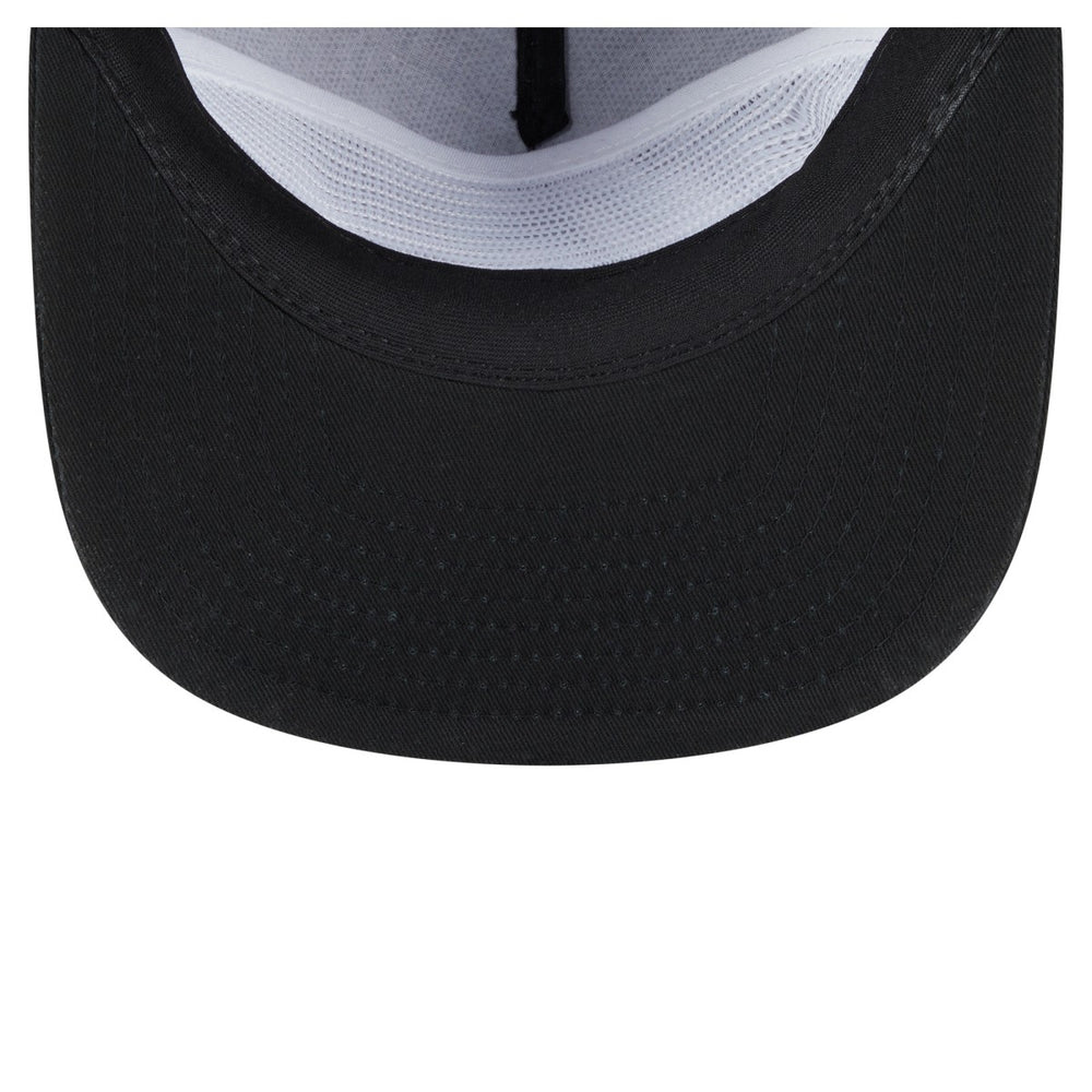Black Miami Heat Team Text Golfer Snapback Hat | NBA