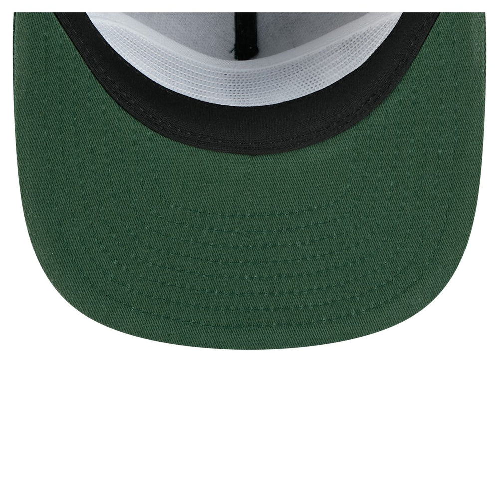 Hunter Green Milwaukee Bucks Team Text Golfer Snapback Hat | NBA