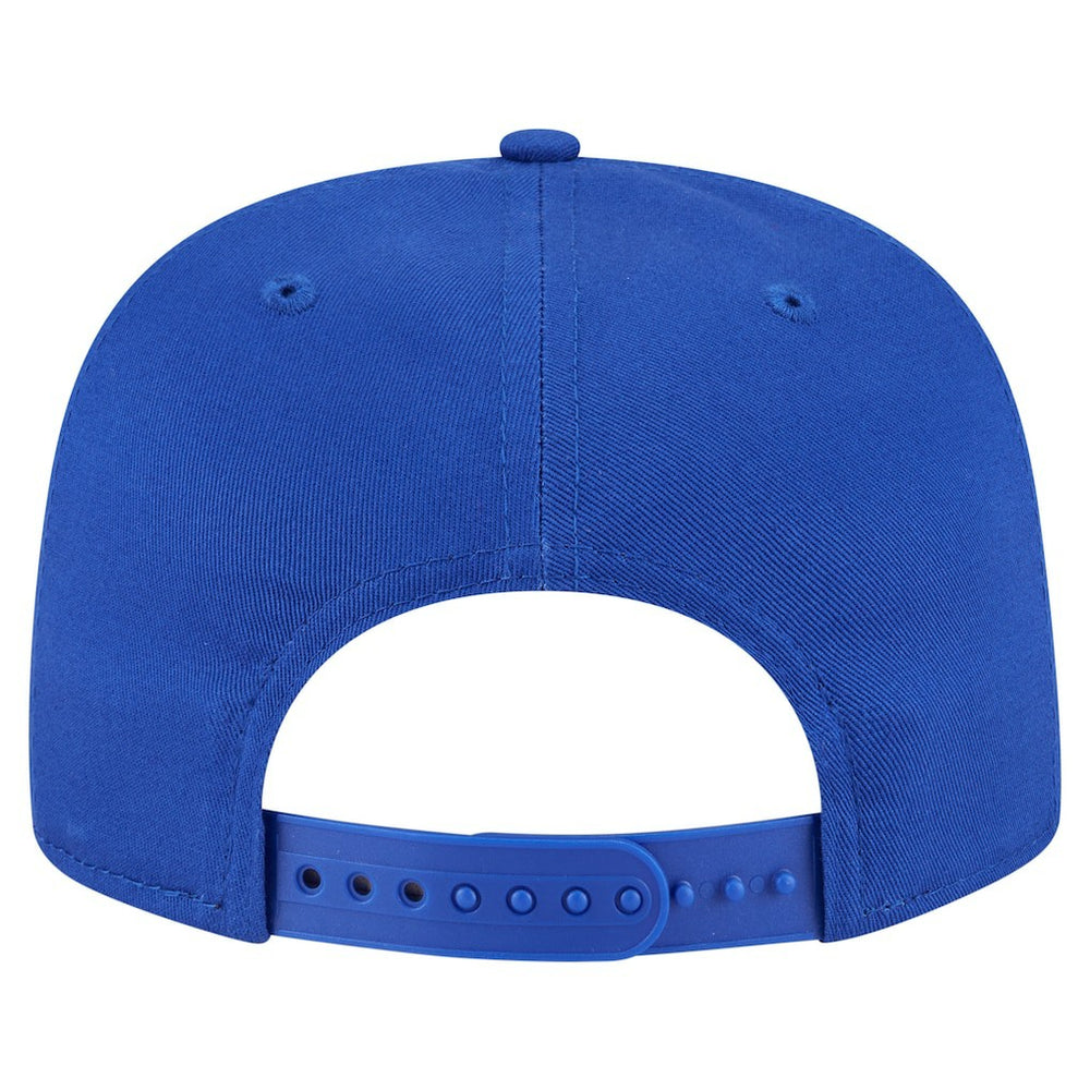 Royal Philadelphia 76ers Team Text Golfer Snapback Hat | NBA