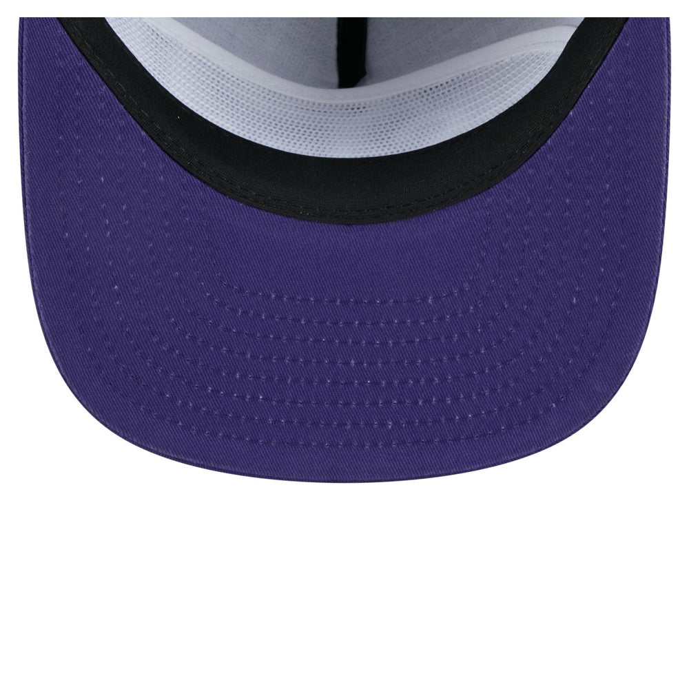 Purple Phoenix Suns Team Text Golfer Snapback Hat | NBA