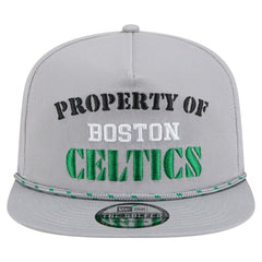 Gray Boston Celtics Throwback Property Of Golfer Snapback Hat | NBA