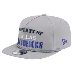 Gray Dallas Mavericks Throwback Property Of Golfer Snapback Hat sale | NBA