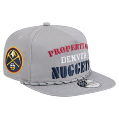 Gray Denver Nuggets Throwback Property Of Golfer Snapback Hat sale | NBA