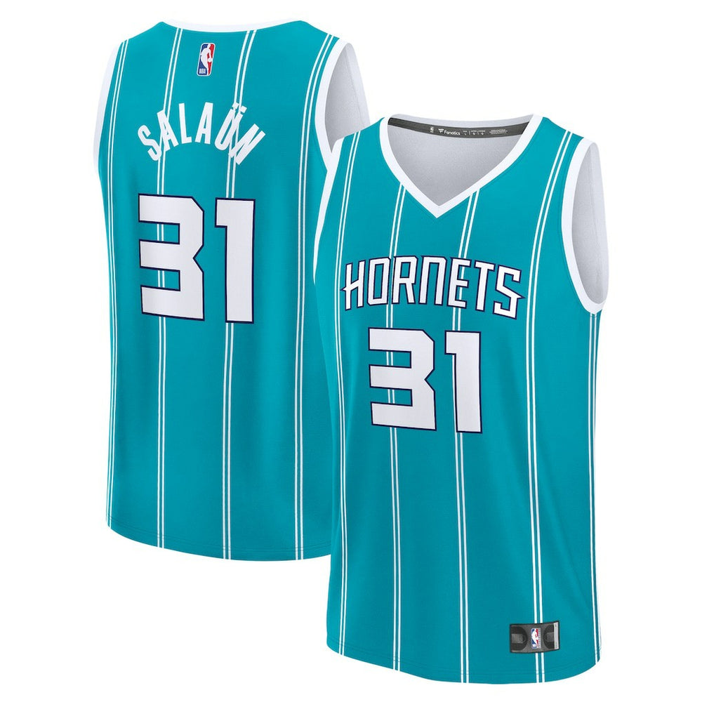 Teal Tidjane Salaun Charlotte Hornets 2024 NBA Draft Fast Break Player Jersey | NBA