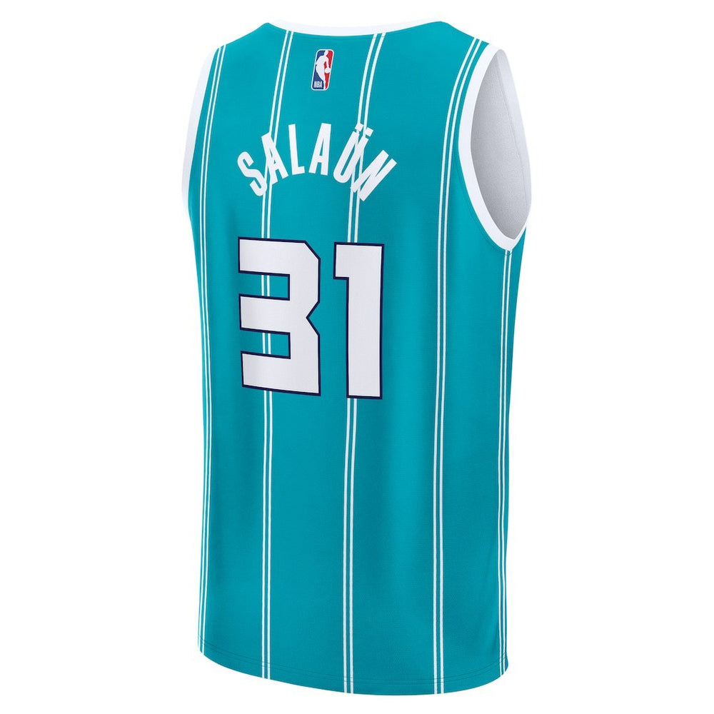 Teal Tidjane Salaun Charlotte Hornets 2024 NBA Draft Fast Break Player Jersey | NBA