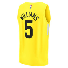 Yellow Cody Williams Utah Jazz 2024 NBA Draft Fast Break Player Jersey | NBA