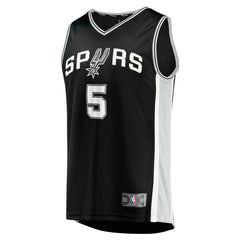Black Stephon Castle San Antonio Spurs Youth 2024 NBA Draft Fast Break Player Jersey | NBA