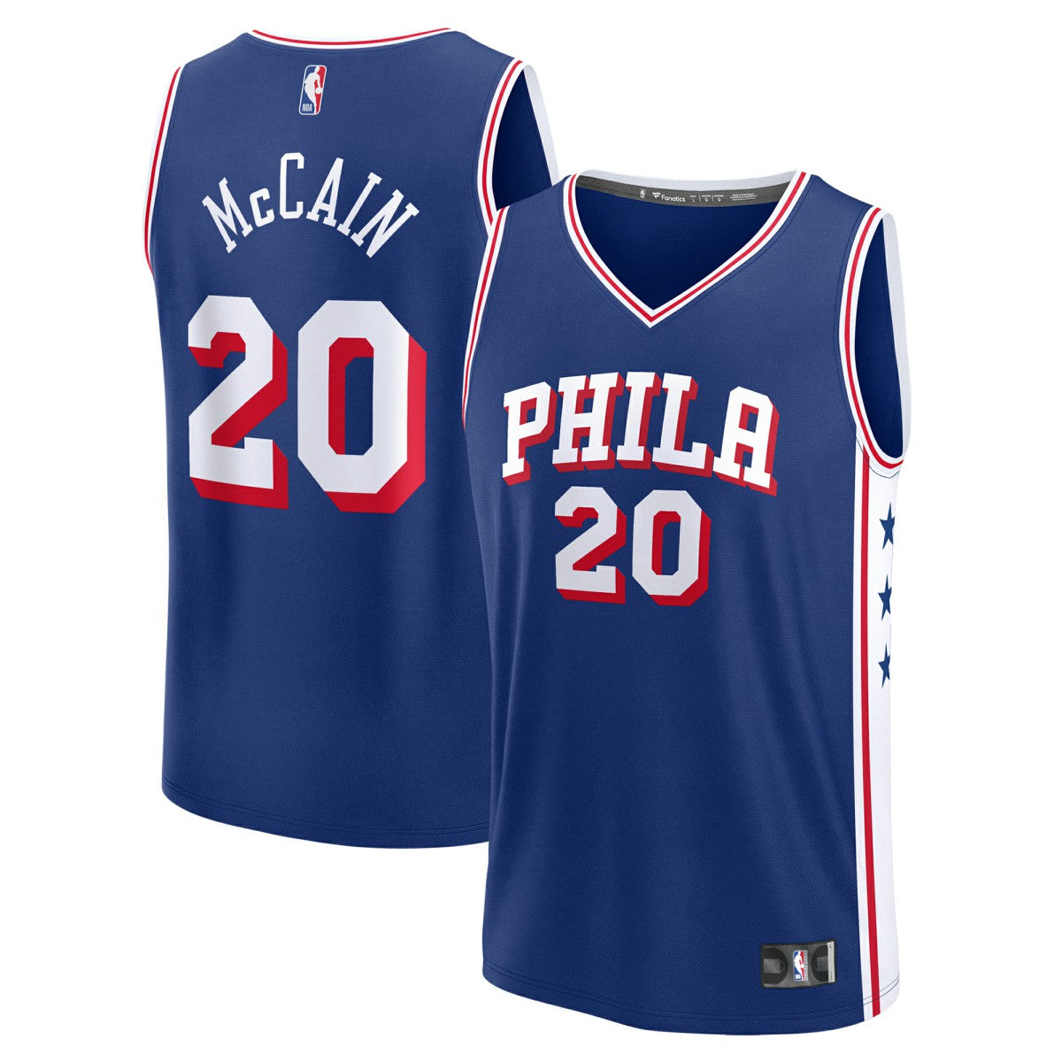 Royal Jared McCain Philadelphia 76ers 2024 NBA Draft Fast Break Player Jersey | NBA